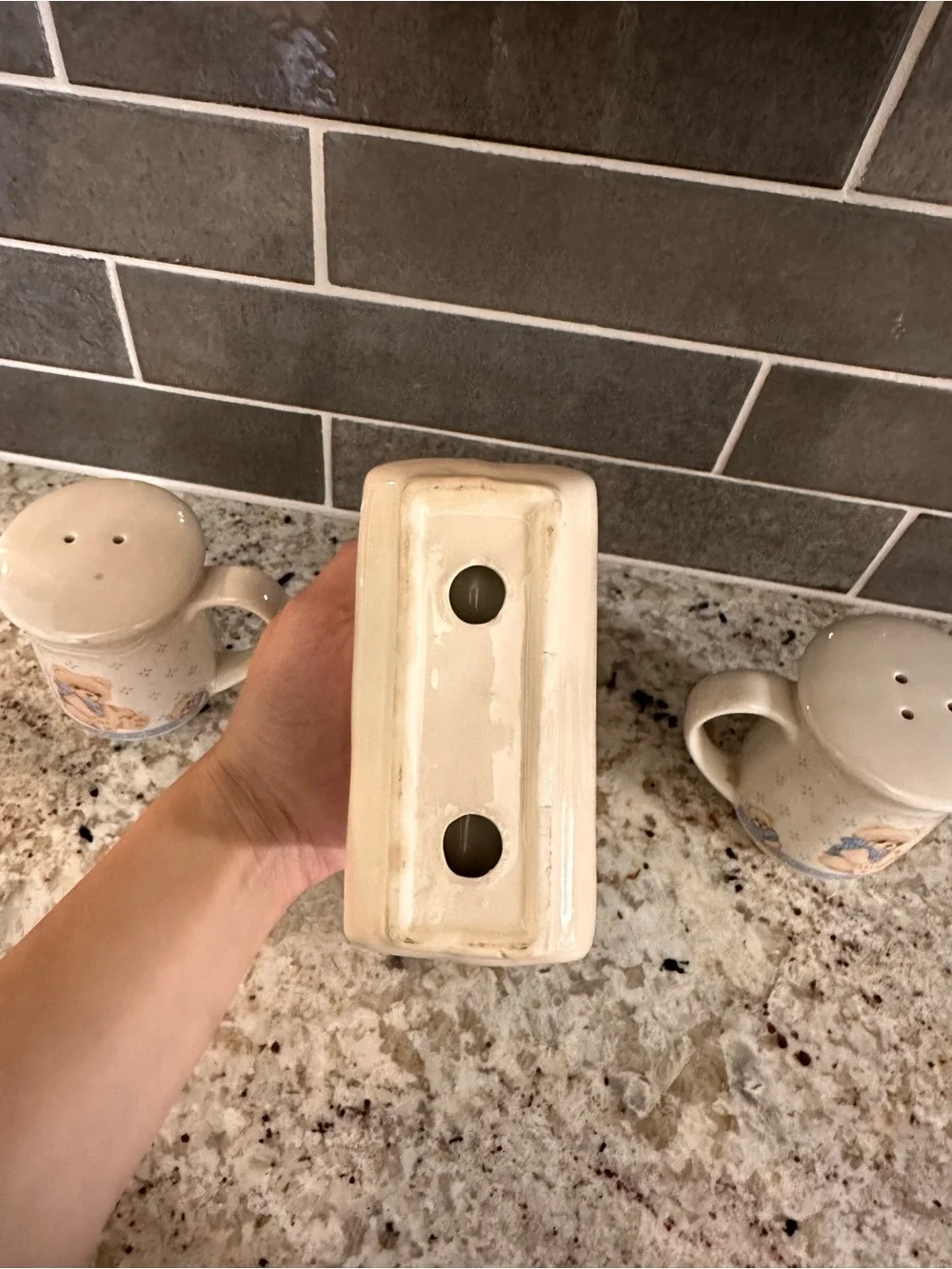 Vintage Tienshan Teddy Bear Kitchen Set – 3 Pieces